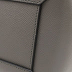 Celine 2-Way Belt Bag Micro Leather Gray Gold — view 5