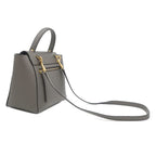 Celine 2-Way Belt Bag Micro Leather Gray Gold — view 2