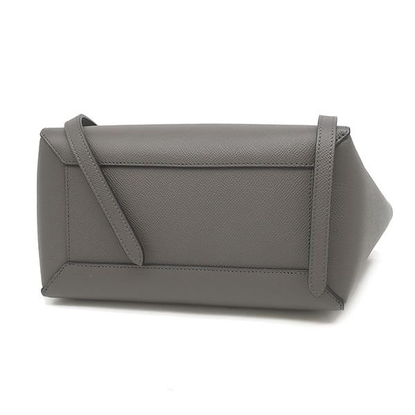 Celine 2-Way Belt Bag Micro Leather Gray Gold — view 3
