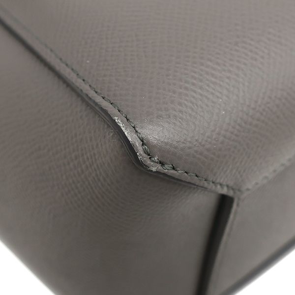 Celine 2-Way Belt Bag Micro Leather Gray Gold — view 4
