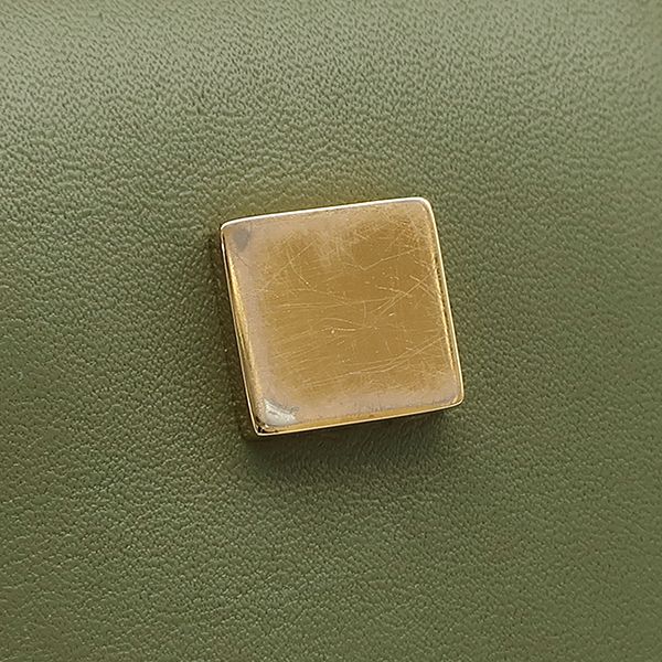 Loewe 2-Way Bag Amazona 19 Square Calfskin Avocado Green Gold Handbag — view 6
