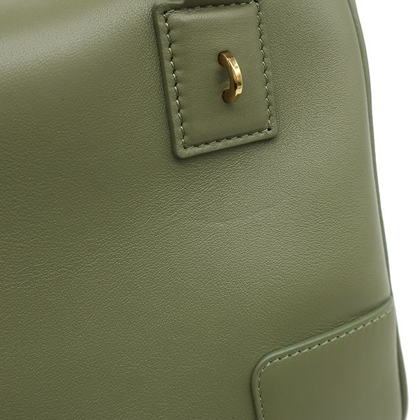 Loewe 2-Way Bag Amazona 19 Square Calfskin Avocado Green Gold Handbag — view 7
