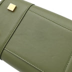 Loewe 2-Way Bag Amazona 19 Square Calfskin Avocado Green Gold Handbag — view 5