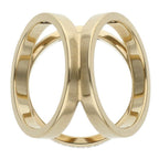 Hermes Scarf Ring Gold — view 2