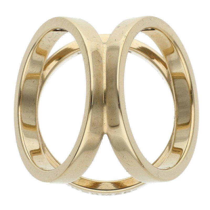 Hermes Scarf Ring Gold — view 2