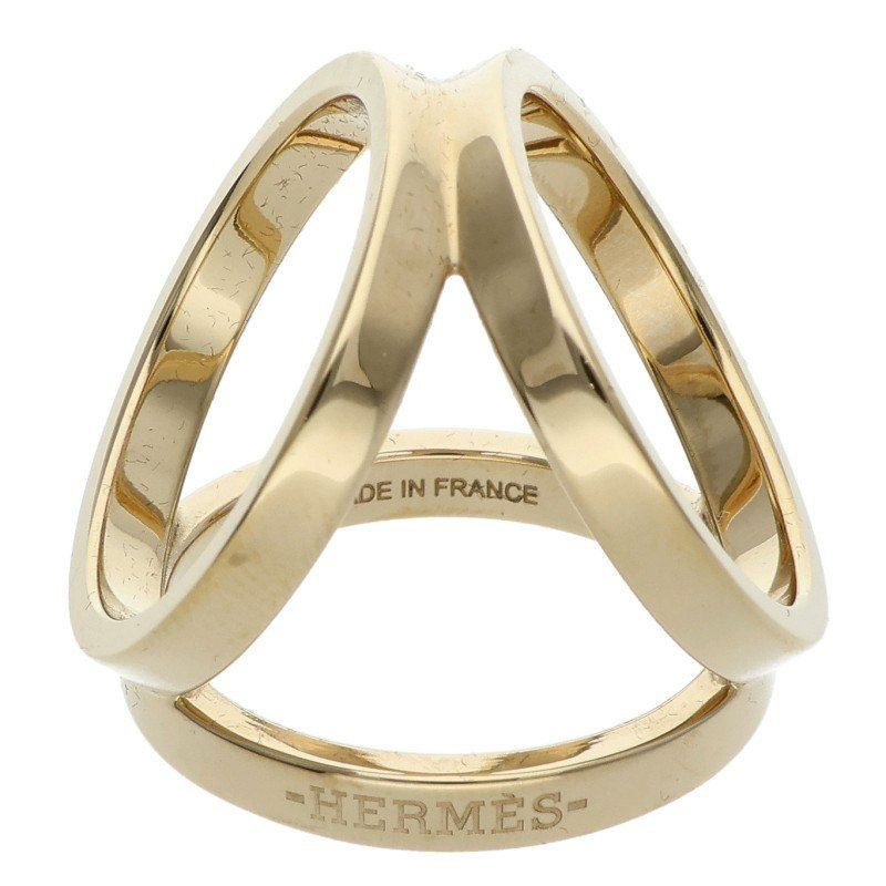 Hermes Scarf Ring Gold