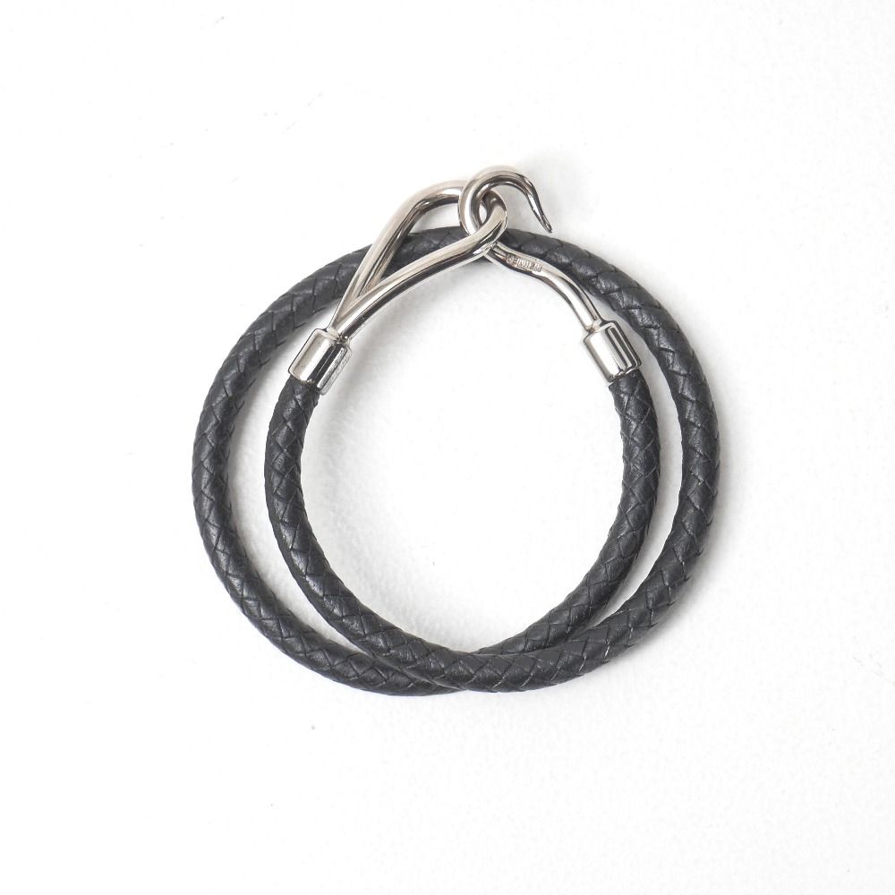 Hermes Bracelet Tresse Jumbo Choker Leather — view 4