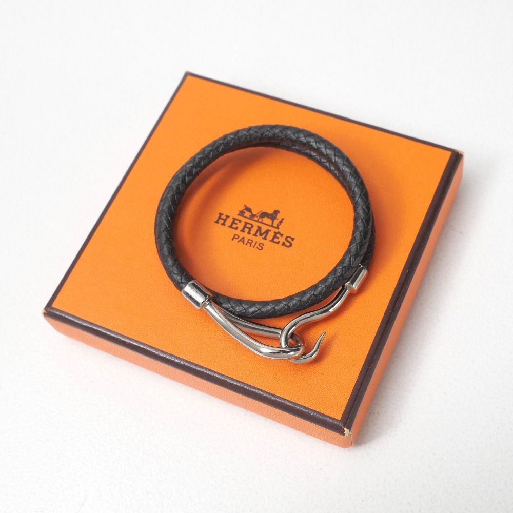 Hermes Bracelet Tresse Jumbo Choker Leather — view 2