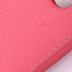 Hermes le Vanquatre Coin Purse Veau Epsom Rose Azalea Pink Silver — view 7