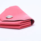 Hermes le Vanquatre Coin Purse Veau Epsom Rose Azalea Pink Silver — view 3