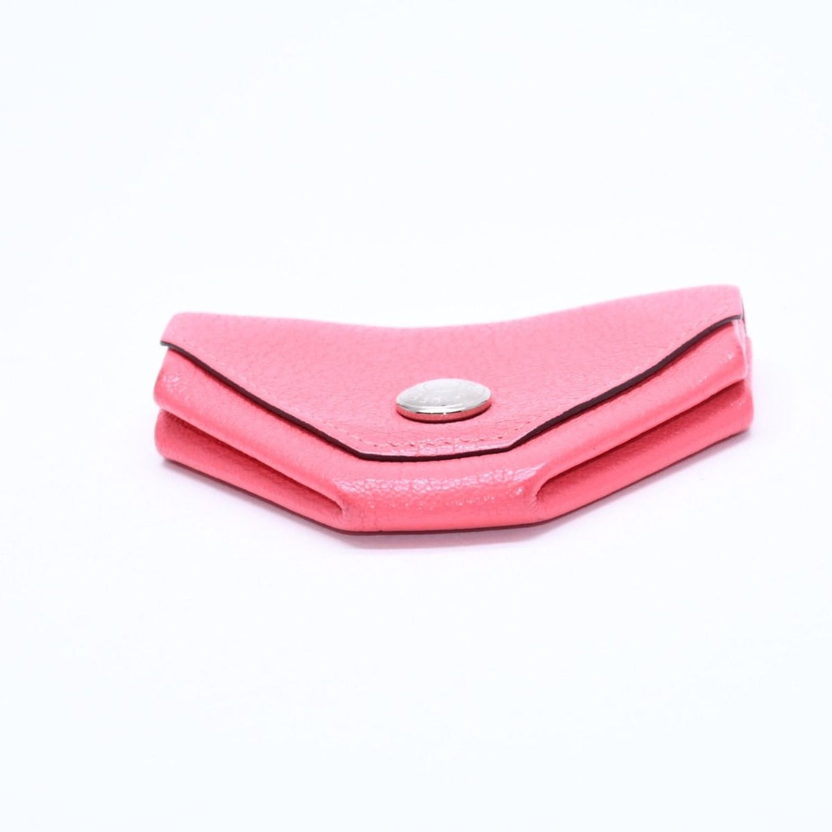 Hermes le Vanquatre Coin Purse Veau Epsom Rose Azalea Pink Silver — view 6