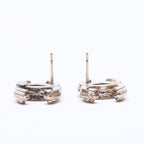 Chanel CC Logo Stud Earrings 11P Stamp Metal Gold — view 8