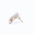 Chanel CC Logo Stud Earrings 11P Stamp Metal Gold — view 5