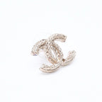 Chanel CC Logo Stud Earrings 11P Stamp Metal Gold — view 3