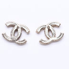 Chanel CC Logo Stud Earrings 11P Stamp Metal Gold — view 7