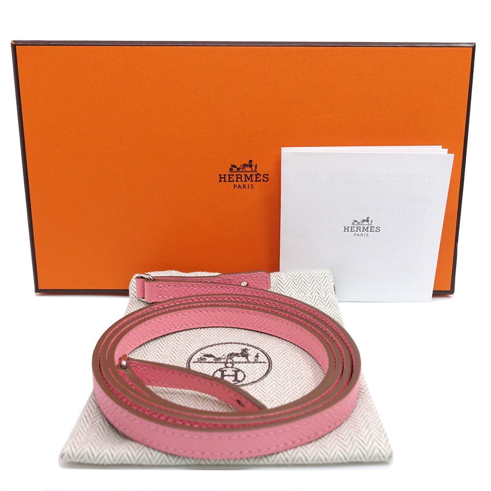 Hermes Kelly Wallet to Go Rose Confetti Silver — view 8