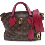 Louis Vuitton Flower Zipped Tote Bag PM Monogram Canvas Gold