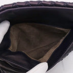 Bottega Veneta Intrecciato Shoulder Bag Leather Purple — view 6