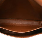 Louis Vuitton Monogram Cartouchiere GM Crossbody Shoulder Bag Brown Leather — view 4