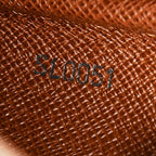 Louis Vuitton Monogram Cartouchiere GM Crossbody Shoulder Bag Brown Leather — view 6