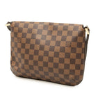 Louis Vuitton Damier Musette Tango Long Crossbody Shoulder Bag Brown Leather — view 2