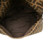 Fendi Zucca Mamma Baguette Bag Brown Canvas Leather — view 4