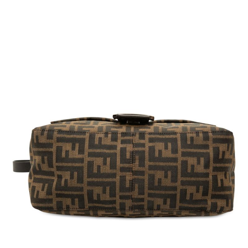 Fendi Zucca Mamma Baguette Bag Brown Canvas Leather — view 3