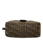 Fendi Zucca Mamma Baguette Bag Brown Canvas Leather — view 3