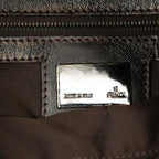 Fendi Zucca Mamma Baguette Bag Brown Canvas Leather — view 5