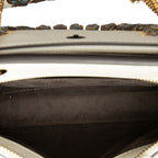 Fendi Com Click Chain Shoulder Bag White Leather — view 4