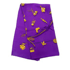 Hermes Carre 90 Clips Scarf Purple Silk — view 7