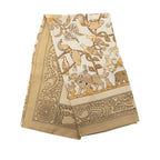 Hermes Carre 90 Early America Vintage Scarf Beige Silk — view 7