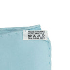 Hermes Carre 90 les Capucines Golden Lotus Scarf Light Blue Multicolor Silk — view 8