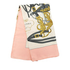 Hermes Carre 90 Brides de Gala Scarf Pink Multicolor Silk — view 7