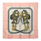 Hermes Carre 90 Brides de Gala Scarf Pink Multicolor Silk