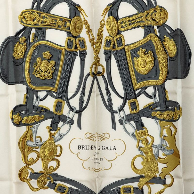 Hermes Carre 90 Brides de Gala Scarf Pink Multicolor Silk — view 2