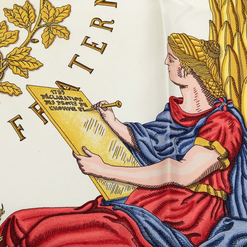 Hermes Carre 90 Republique Francaise Liberte Egalite Fraternite 1789 Silk Scarf — view 4