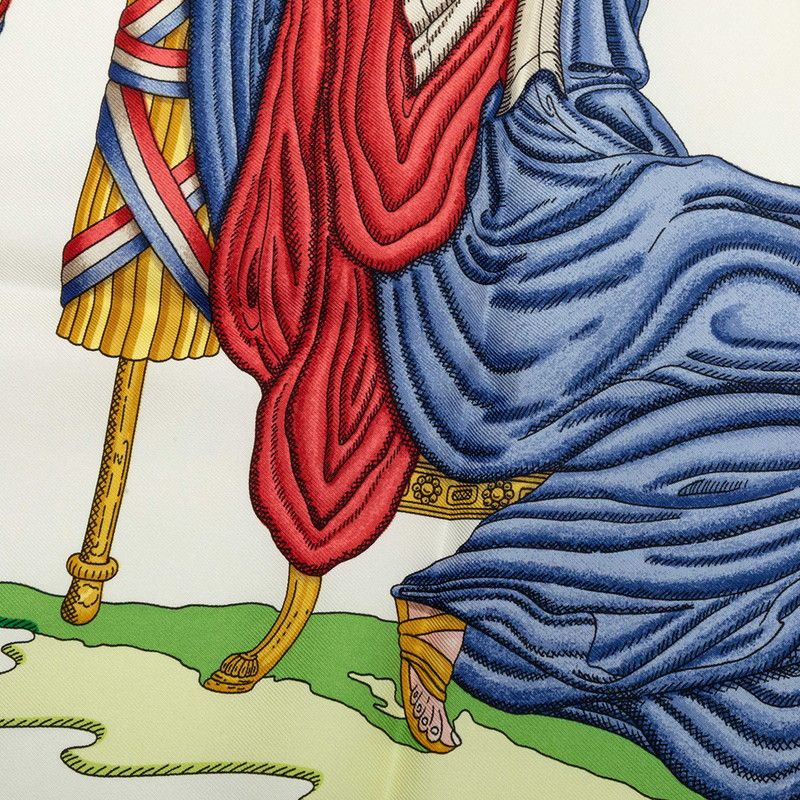Hermes Carre 90 Republique Francaise Liberte Egalite Fraternite 1789 Silk Scarf — view 3