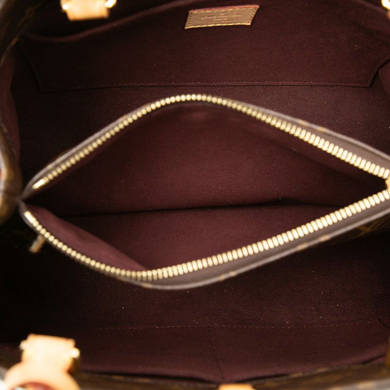 Louis Vuitton Monogram Montaigne MM 2-Way Shoulder Bag Brown Leather — view 4