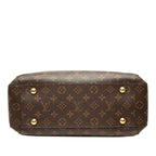 Louis Vuitton Monogram Montaigne MM 2-Way Shoulder Bag Brown Leather — view 3