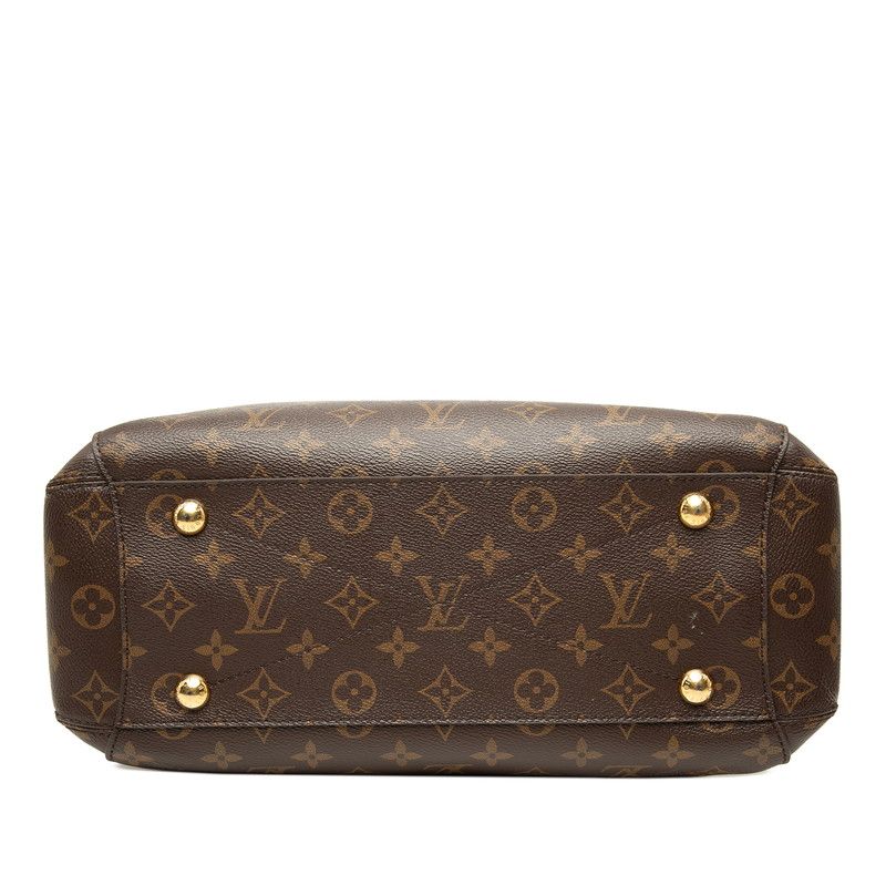 Louis Vuitton Monogram Montaigne MM 2-Way Shoulder Bag Brown Leather — view 3