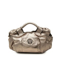 Loewe Anagram Nappa Aire Handbag Gold Leather