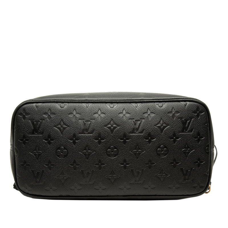 Louis Vuitton Monogram Empreinte Neverfull MM Tote Shoulder Bag Noir Black — view 3