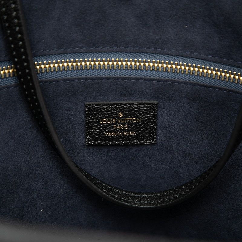 Louis Vuitton Monogram Empreinte Neverfull MM Tote Shoulder Bag Noir Black — view 5