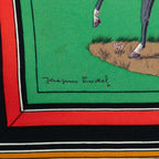 Hermes Carre 90 Equestrian Couvertures Et Tenues de Jour Scarf Green Multicolor — view 6