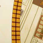 Hermes Carre 90 Winter Mail L'hiver en Poste Scarf Brown Silk — view 6