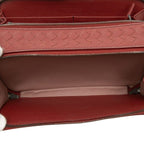 Bottega Veneta Intrecciato Chain Wallet Shoulder Bag Red Leather — view 4