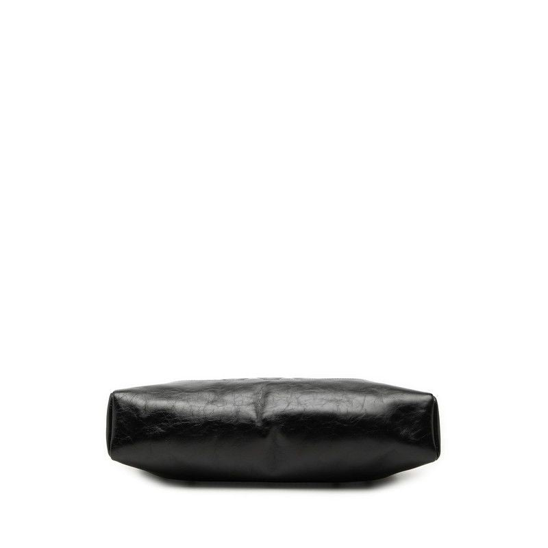 Chanel CC Logo 31 Trantian Chain Shoulder Bag Black Gold Calfskin — view 3