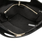 Chanel CC Logo 31 Trantian Chain Shoulder Bag Black Gold Calfskin — view 4