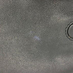 Fendi Mamma Bucket Medium FF Logo Bag Black Gold Leather — view 7